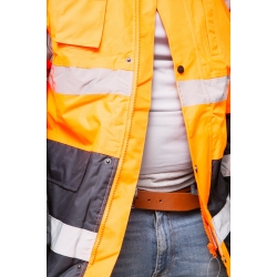 LAHTI PRO KURTKA OSTRZEGAWCZA OCIEPLANA M L4090602