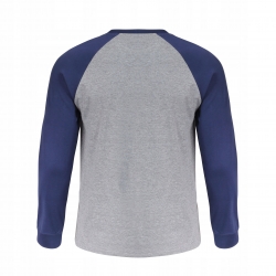 LAHTI PRO KOSZULKA RĘKAWEM SZARO - GRANATOWA M