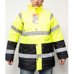 LAHTI PRO KURTKA OSTRZEGAWCZA OCIEPLANA L L4090703