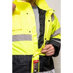 LAHTI PRO KURTKA OSTRZEGAWCZA OCIEPLANA L L4090703