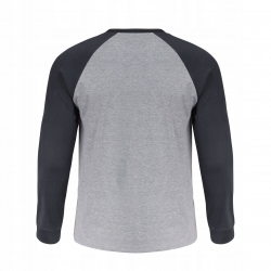 LAHTI PRO KOSZULKA Z DŁUGIM RĘKAWEM SZARO-CZARNA