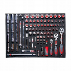 Wózek narzędziowy Proline 7 szuflad z wyp.250elem.