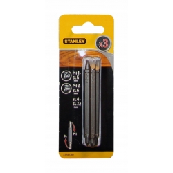 Stanley Bity końcówki wkrętarskie płaskie 86mm