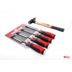 PROLINE ZESTAW DŁUTA DO DREWNA 6,12,20,25 MŁOTEK