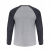 LAHTI PRO KOSZULKA Z DŁUGIM RĘKAWEM SZARO-CZARNA