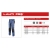 LAHTI PRO Spodnie robocze jeans stretch roz. 3XL