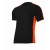 LAHTI PRO T-SHIRT CZARNO - POMARAŃCZOWA R. L