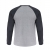 LAHTI PRO KOSZULKA Z DŁUGIM RĘKAWEM SZARO-CZARNA