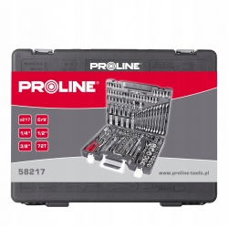 Klucze nasadowe 1/4 3/8 1/2cala + płasko-oczkowe(58217)