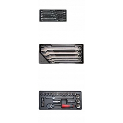 SZAFKA NARZĘDZIOWA 7 SZUFLAD Z WYPOSAŻENIEM 206 EL(33113)