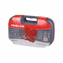 PROLINE ZESTAW 43 SZT. NASADEK I KOŃCÓWEK 1/4 CRV(58743)