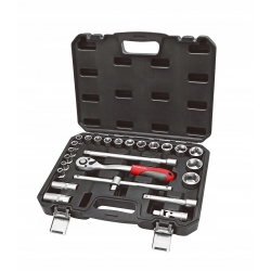 PROLINE ZESTAW 25 SZT. NASADEK I KOŃCÓWEK 1/2 CRV