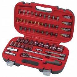 PROLINE ZESTAW 56 SZT. NASADEK I KOŃCÓWEK 1/2 CRV