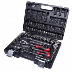 ZESTAW 94SZT NASADEK I KOŃCÓWEK 1/2'',1/4'',4-32MM