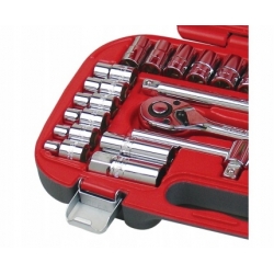 PROLINE ZESTAW 25 SZT. NASADEK I KOŃCÓWEK 1/2 CRV